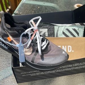 Virgil OFF WHITE running shoes purchased in Hiroshima , Japan.